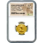 Ancient Rome -   44 BCE Julius Caesar AV Aureus NGC Choice VF