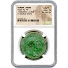 Ancient Rome - 98-117 CE Trajan AE Sestertius NGC AU* (STAR)