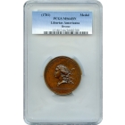 1781 Libertas Americana Bronze Medal PCGS MS64BN 