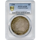 1795 $1 Draped Bust Dollar, Centered PCGS AU50