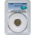 1795 H10C Flowing Hair Half Dime PCGS VF30 (CAC)