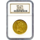 1799 $10 Draped Bust Eagle, BD-7 NGC AU58