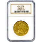 1799 $10 Draped Bust Eagle, BD-7 NGC AU58