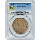 1812 50C Capped Bust Half Dollar PCGS MS63