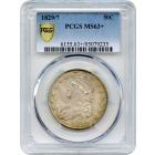 1829/7 50C Capped Bust Half Dollar PCGS MS63+