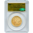 1847 $10 Liberty Head Eagle PCGS AU53 (CAC) Ex.SS Central America