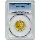 1848-C $5 Liberty Head Half Eagle PCGS AU53
