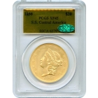 1850 $20 Liberty Head Double Eagle PCGS XF45 (CAC) Ex.SS Central America #1 