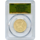 1852 $10 California Gold Eagle - Augustus Humbert K-10b PCGS XF40 Ex.SS Central America