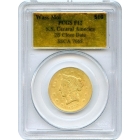 1852 $10 California Gold Eagle - Wass Molitor & Co., Close Date PCGS F12 Ex.SS Central America (1 of 4 traced!)