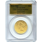 1852 $10 California Gold Eagle - Wass Molitor & Co., Small Head PCGS VF35 Ex.SS Central America