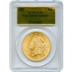 1852 $20 Liberty Head Double Eagle PCGS AU53 Ex.SS Central America