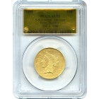 1855 $10 California Gold Eagle - Wass Molitor & Co. PCGS AU53 Ex.SS Central America