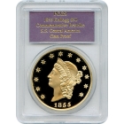 1855 $50 Kellogg California Gold - Commemorative Restrike PCGS Gem Proof Ex.SS Central America