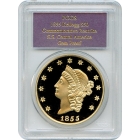 1855 $50 Kellogg California Gold - Commemorative Restrike PCGS Gem Proof Ex.SS Central America