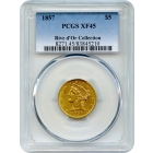 1857 $5 Liberty Head Half Eagle PCGS XF45 Ex.Rive d'Or Collection
