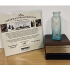 1865 S.S. Republic Bottle Collection - Dr. Marshall's Snuff Bottle & COA (no stand)