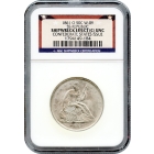 1861-O 50C Liberty Seated Half Dollar, Shipwreck Effect (C) NGC UNC Ex.SS Republic (Set of 3 coins)