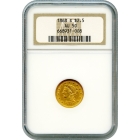 1868-S $2.50 Liberty Head Quarter Eagle NGC AU50