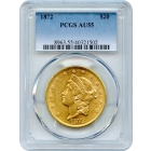 1872 $20 Liberty Head Double Eagle PCGS AU55