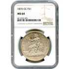 1876-CC $1 Trade Dollar NGC MS64