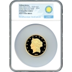 1877 $50 Smithsonian Half Union Barber Gold Medal (2017) Small Head J-1548 NGC PR70