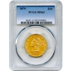 1879 $10 Liberty Head Eagle PCGS MS63