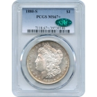 1880-S $1 Morgan Silver Dollar PCGS MS67+ (CAC)