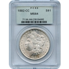 1882-CC $1 Morgan Silver Dollar PCGS MS64 (OGH)