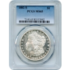 1882-S $1 Morgan Silver Dollar PCGS MS65