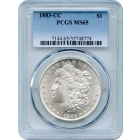 1883-CC $1 Morgan Silver Dollar PCGS MS65