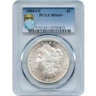 1884-CC $1 Morgan Silver Dollar PCGS MS65+