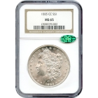 1885-CC $1 Morgan Silver Dollar NGC MS65 (CAC)