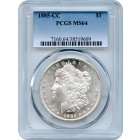 1885-CC $1 Morgan Silver Dollar PCGS MS64