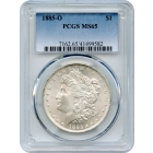 1885-O $1 Morgan Silver Dollar PCGS MS65