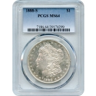 1888-S $1 Morgan Silver Dollar PCGS MS64