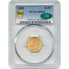 1888 $2.50 Liberty Head Quarter Eagle PCGS MS64 (CAC)