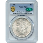 1889 $1 Morgan Silver Dollar PCGS MS66+ (CAC) - A Condition Rarity