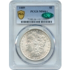 1889 $1 Morgan Silver Dollar PCGS MS66+ (CAC) - A Condition Rarity