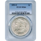 1892-O $1 Morgan Silver Dollar PCGS MS64