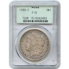 1893-S $1 Morgan Silver Dollar PCGS F15