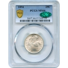 1894 25C Barber Quarter PCGS MS66 (CAC)