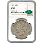 1895-S $1 Morgan Silver Dollar NGC XF45 (CAC)