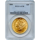 1895 $20 Liberty Head Double Eagle PCGS AU58