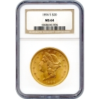 1896-S $20 Liberty Head Double Eagle NGC MS64