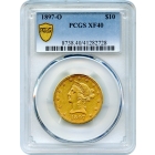 1897-O $10 Liberty Head Eagle PCGS XF40