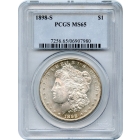 1898-S $1 Morgan Silver Dollar PCGS MS65