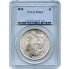 1898 $1 Morgan Silver Dollar PCGS MS65