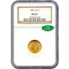 1898 $2.50 Liberty Head Quarter Eagle NGC MS65 (CAC)