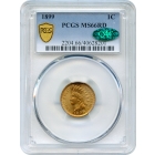 1899 1C Indian Head Cent PCGS MS66RD (CAC) from an original roll-!